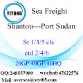 Shantou Port mer fret maritime à Port-Soudan